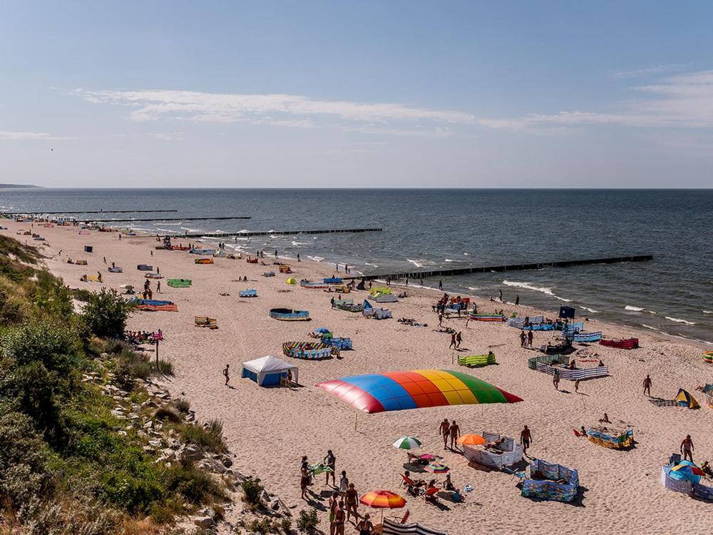 Hotel U Sylwi Domki Drewniane Trzęsacz Esterno foto