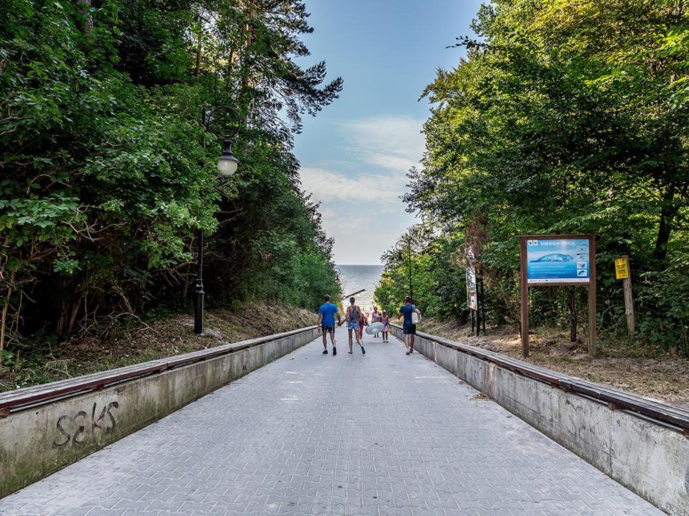 Hotel U Sylwi Domki Drewniane Trzęsacz Esterno foto